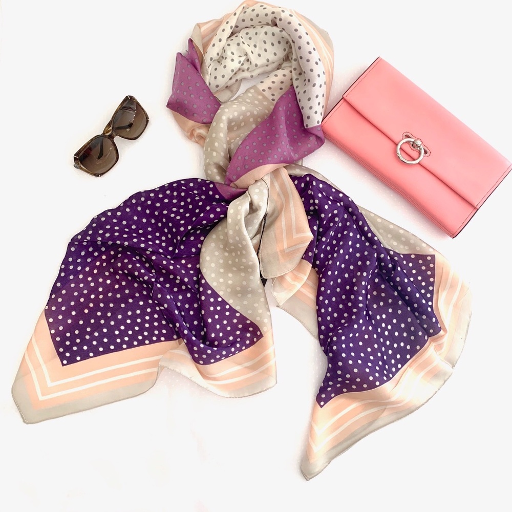 SILK SCARF LUXURY STYLE STOLES WOMEN HEADBAND